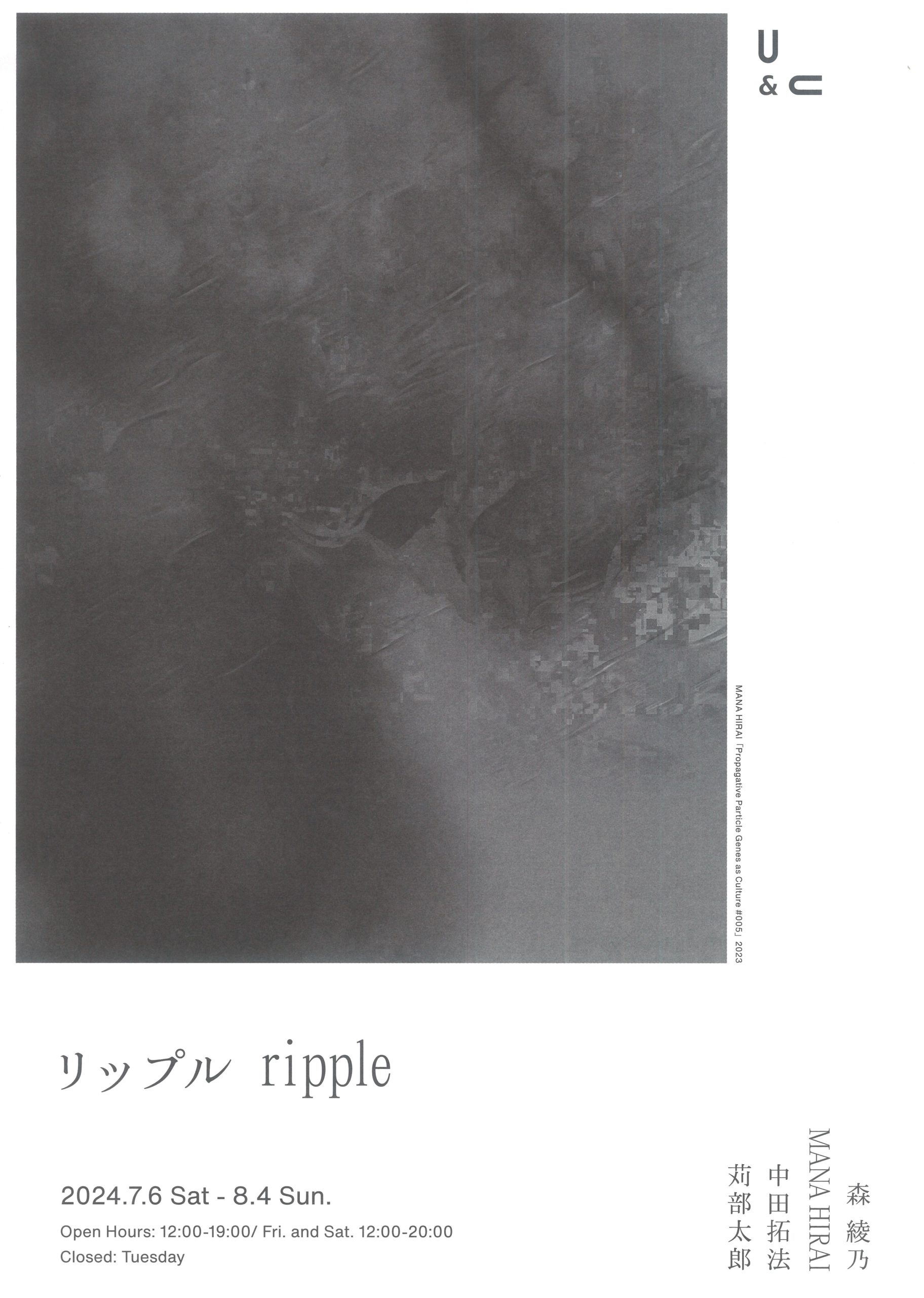 Up＆Coming第3回展「リップル」 - 一般社団法人 多摩美術大学校友会